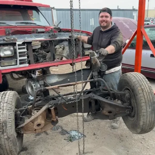 Vintage truck restoration